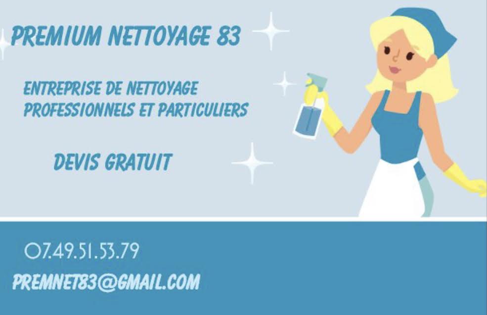 Logo de PREMIUM NETTOYAGE 83, société de travaux en Nettoyage industriel