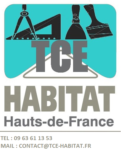 Logo de tce-habitat, société de travaux en Construction, murs, cloisons, plafonds en plaques de plâtre