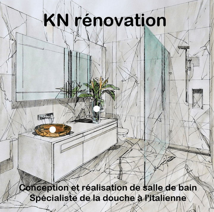 Logo de KN Rénovation, société de travaux en Travaux de plomberie salle de bains