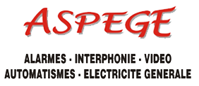 Logo de ASPEGE, société de travaux en Alarme domicile