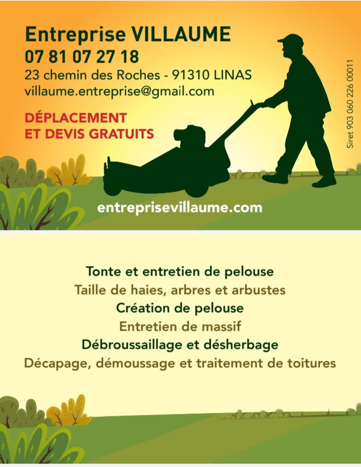 Logo de Entreprise villaume, société de travaux en Elagage / Taille