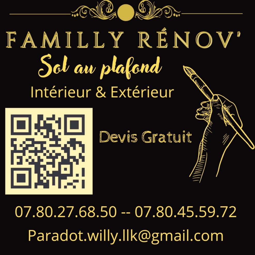 Logo de FAMILLY RÉNOV', société de travaux en Fourniture et pose de linos