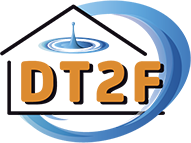Logo de DT2F, société de travaux en Isolation thermique des façades / murs extérieurs