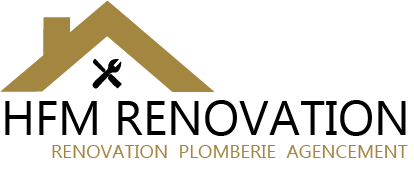 Logo de HFM Rénovation, société de travaux en Construction, murs, cloisons, plafonds