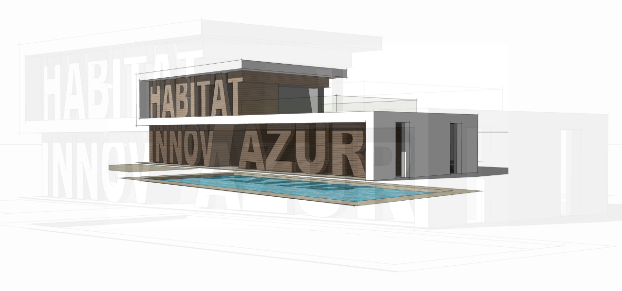 Logo de HABITAT INNOV AZUR, société de travaux en Construction, murs, cloisons, plafonds