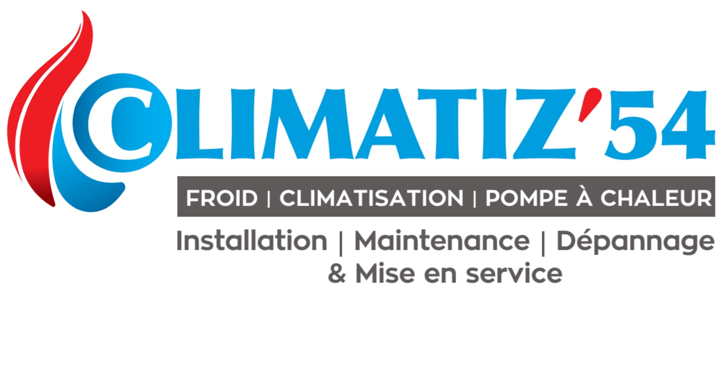 Logo de Climatiz'54, société de travaux en Fourniture et pose d'une climatisation réversible / chauffage