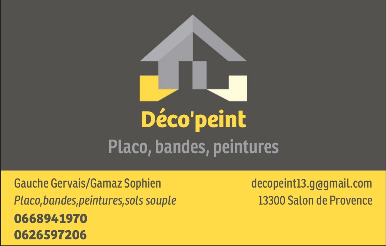 Logo de Déco'peint, société de travaux en Peinture : mur, sol, plafond