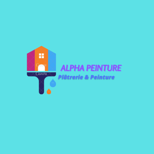 Logo de Alphapeinture, société de travaux en Peinture : mur, sol, plafond