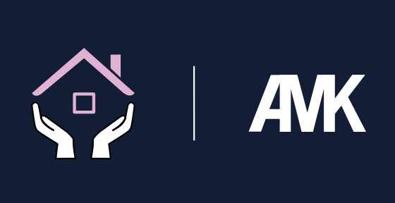 Logo de AMK BTP, société de travaux en Fourniture et pose de carrelage