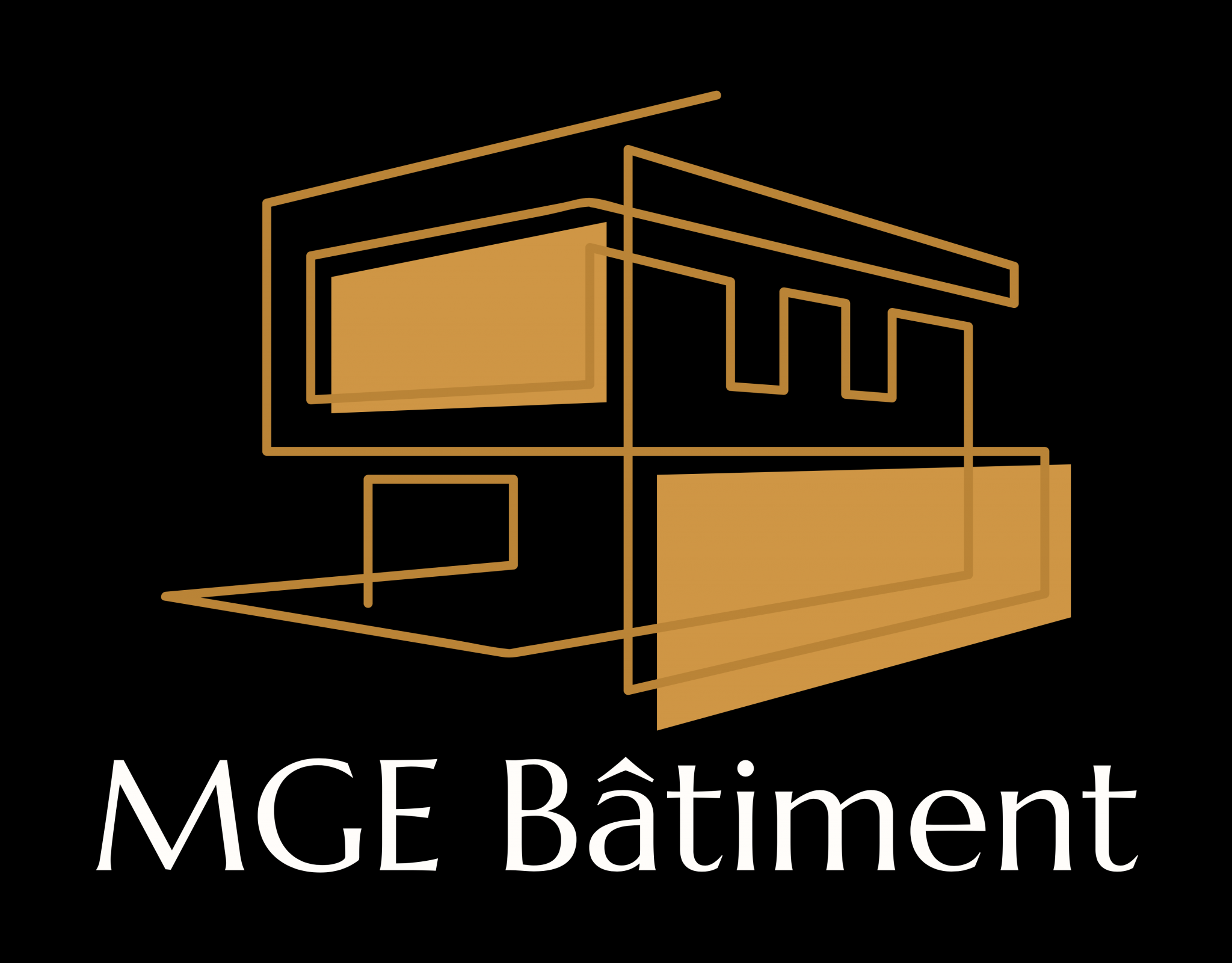 Logo de mge batiment, société de travaux en Autre catégorie