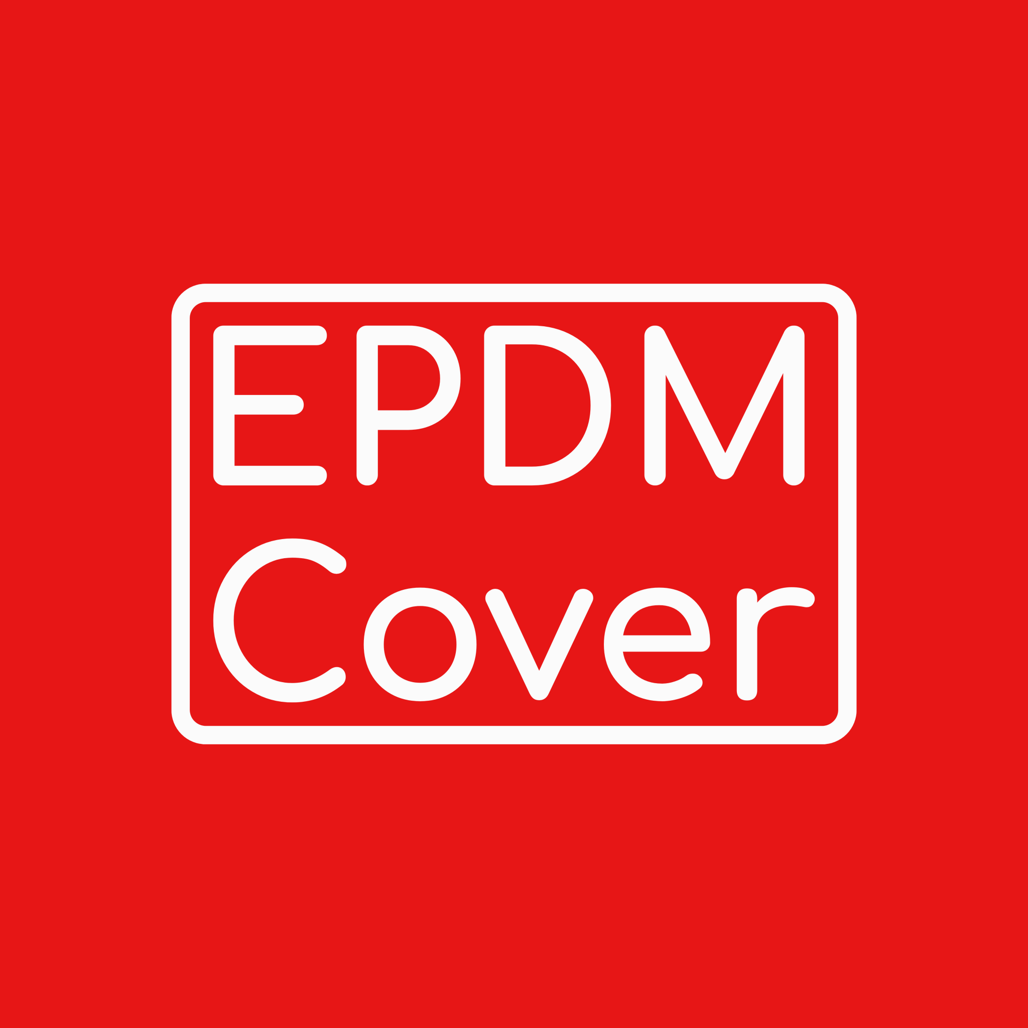 Epdm Cover