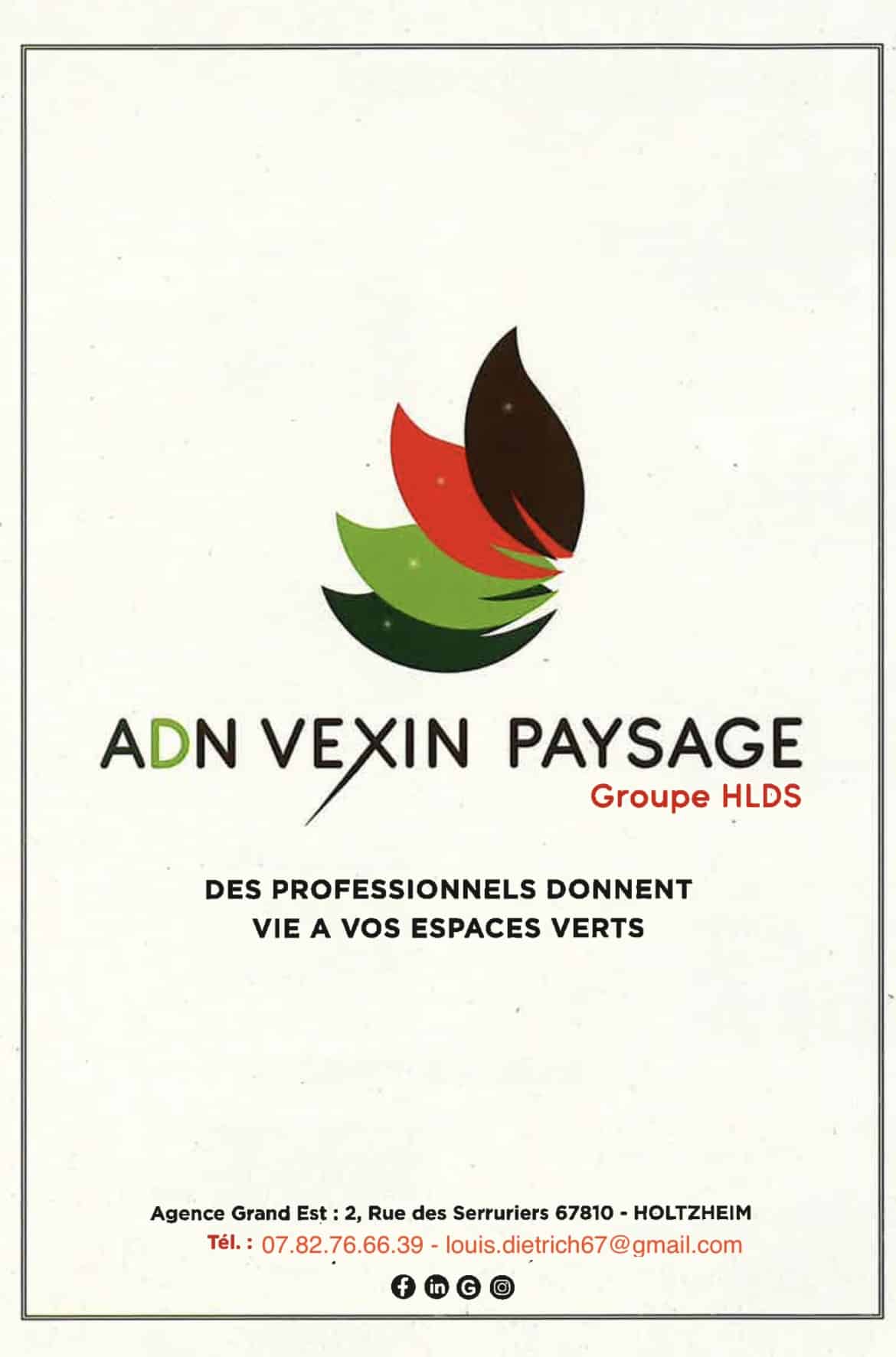 Logo de ADN vexin paysage, société de travaux en Architecte paysagiste