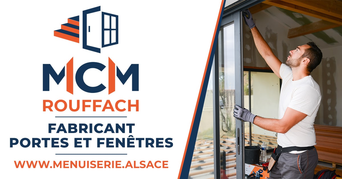 Logo de M.c.m. Menuiseries Conseils Multiservices, société de travaux en Fourniture et remplacement de porte ou fenêtre en PVC