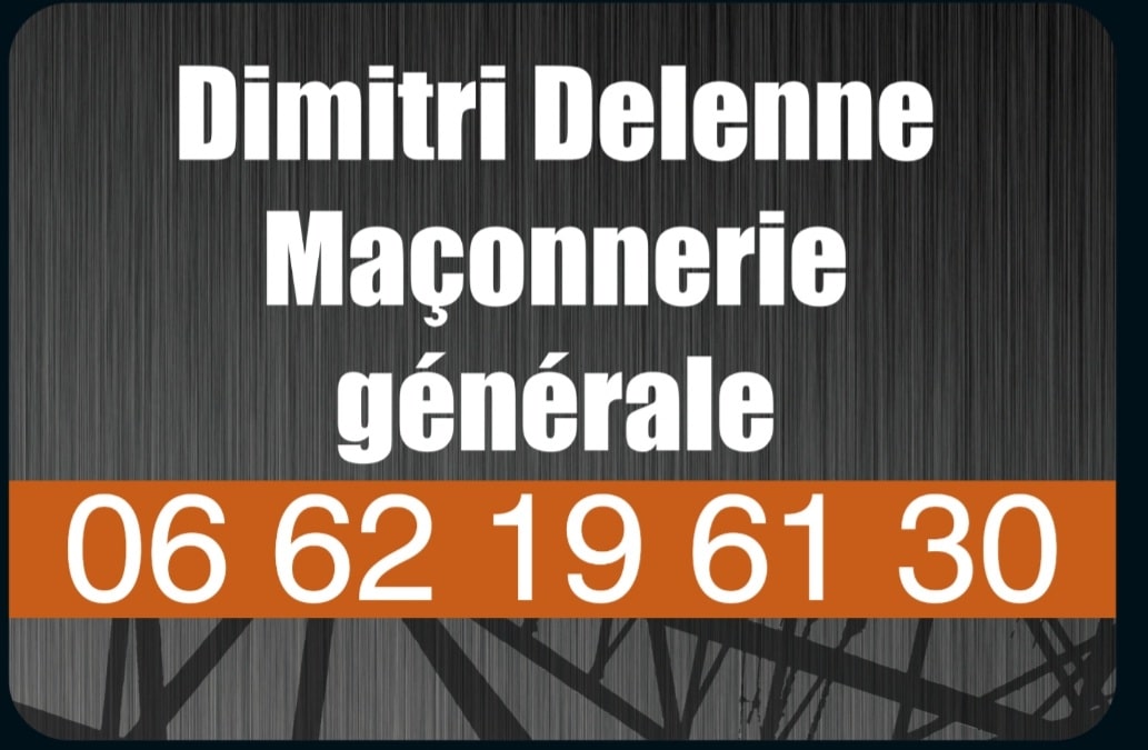 Logo de Delenne Dimitri, société de travaux en Maçonnerie : construction de murs, cloisons, murage de porte