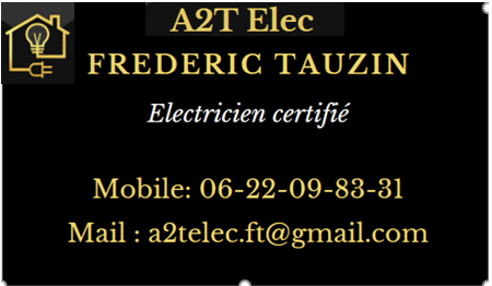 Logo de A2T Elec, société de travaux en Petits travaux en électricité (rajout de prises, de luminaires ...)