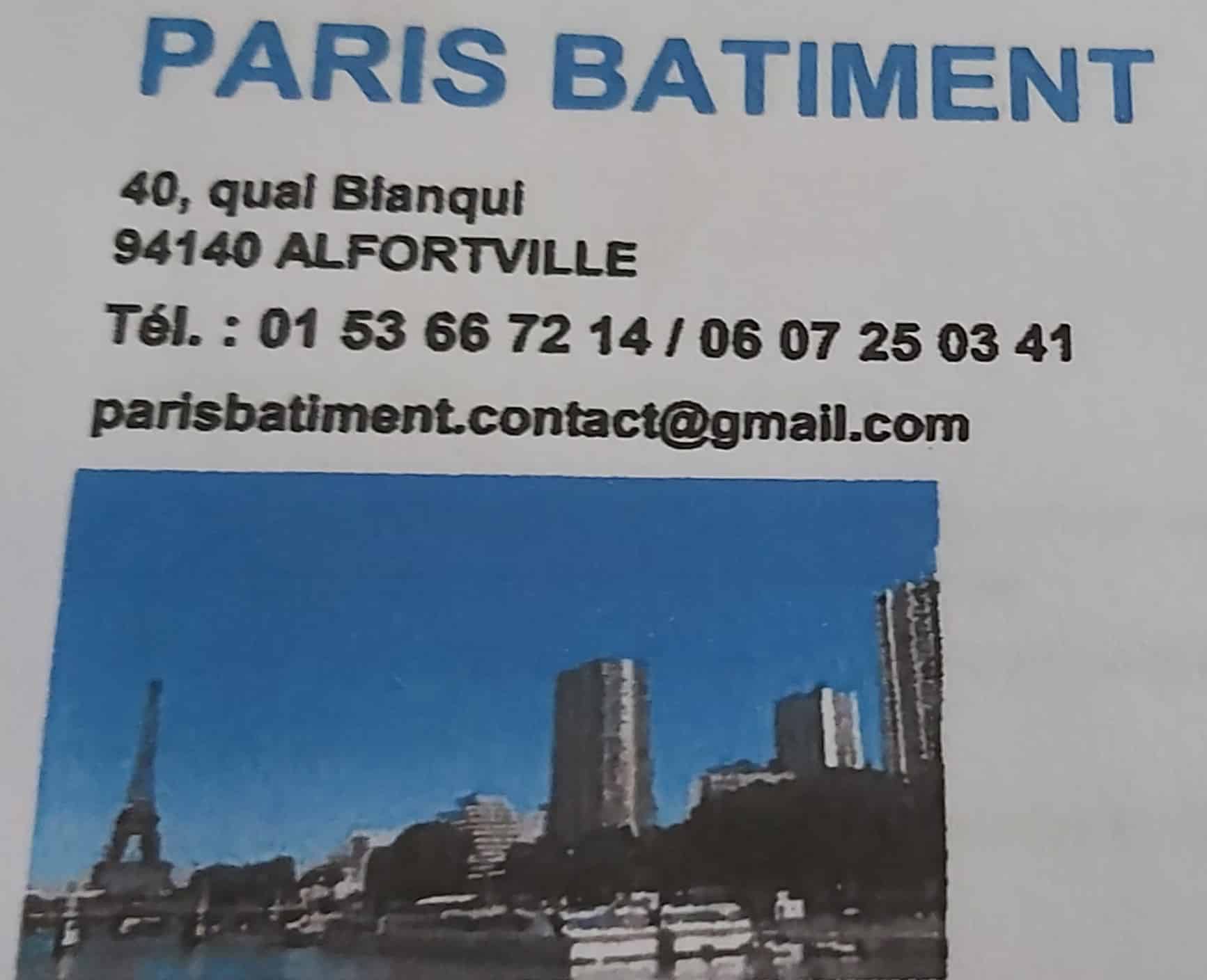 PARIS BATIMENT