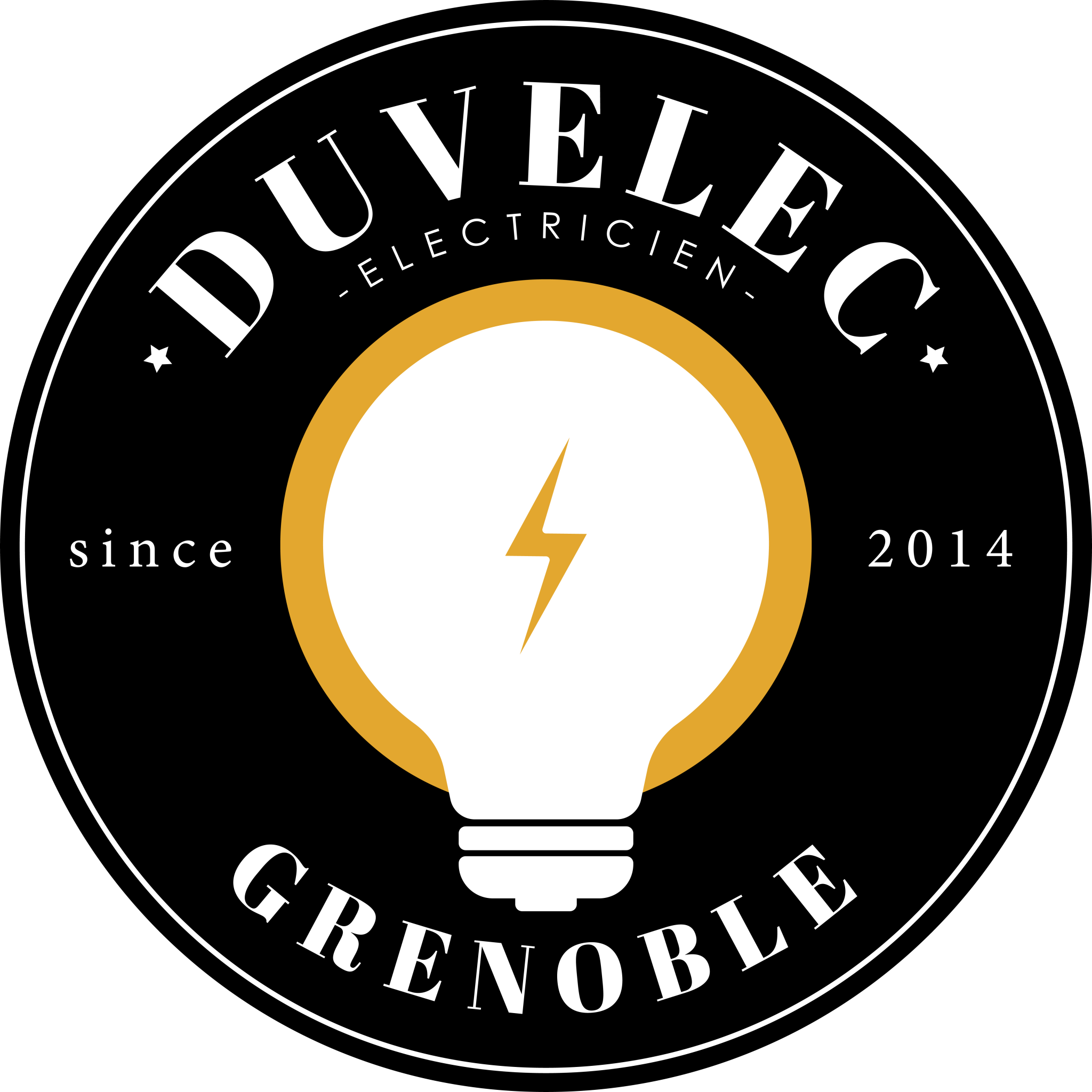 Logo de DUVELEC, société de travaux en Petits travaux en électricité (rajout de prises, de luminaires ...)
