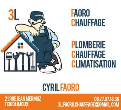 Logo de 3L FAORO CHAUFFAGE, société de travaux en Dépannage en plomberie : fuite, joints, petits travaux