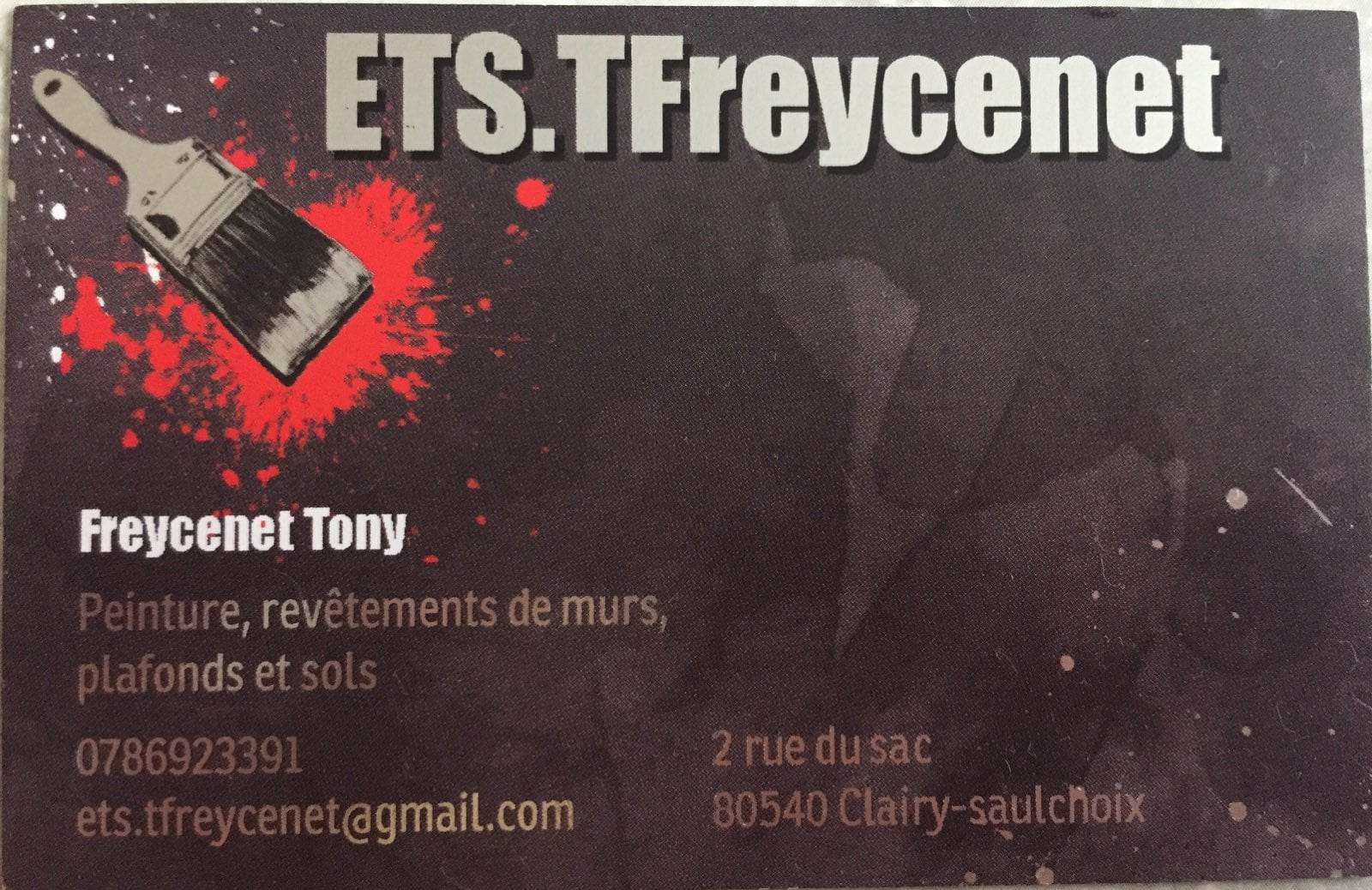 Logo de Freycenet Tony, société de travaux en Construction, murs, cloisons, plafonds en plaques de plâtre