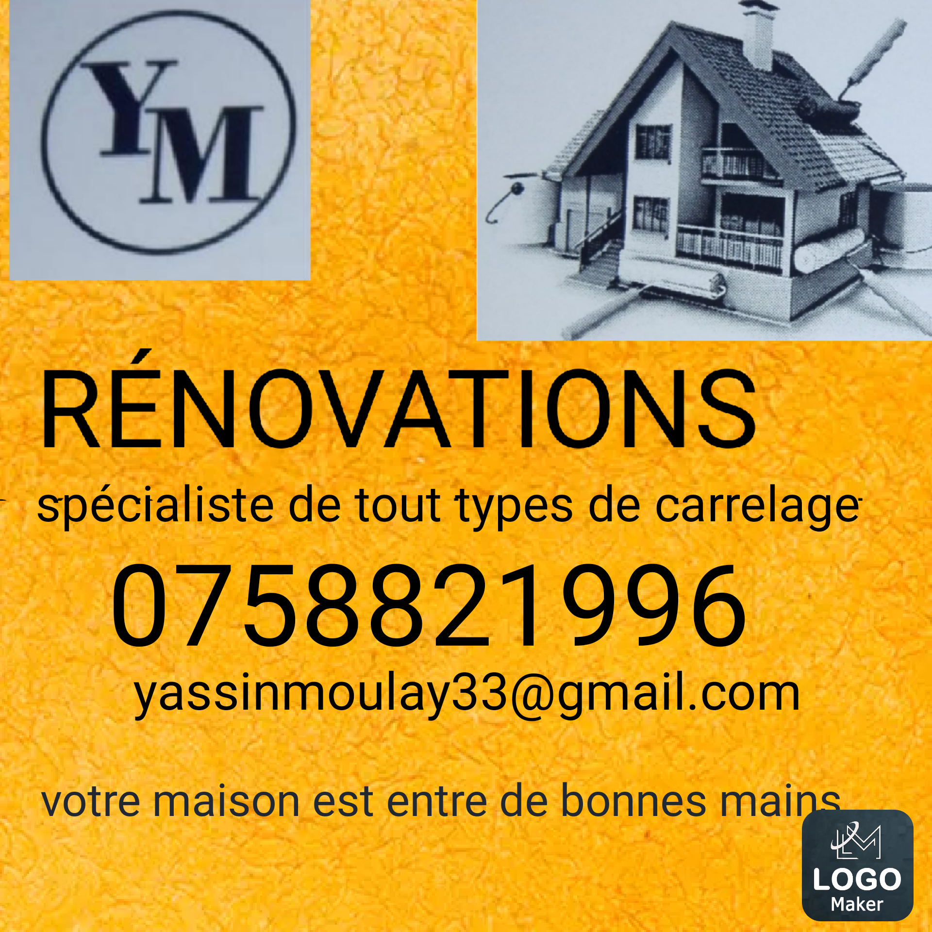 Logo de My, société de travaux en Construction, murs, cloisons, plafonds en plaques de plâtre