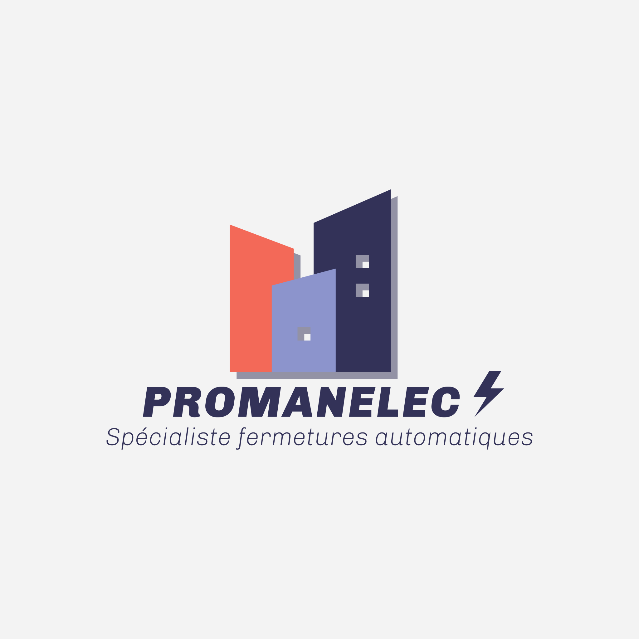 Logo de PROMANELEC, société de travaux en Motorisation pour fermeture de portes et portails