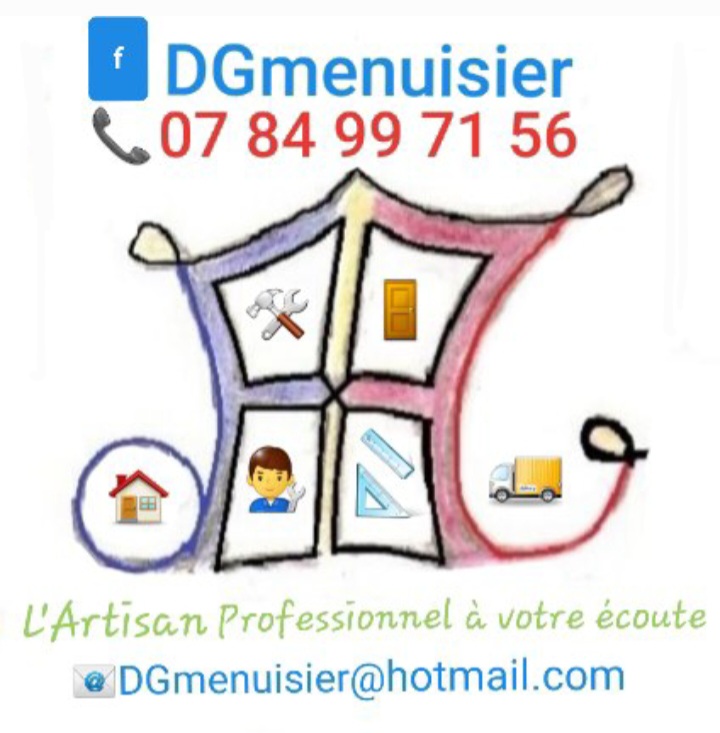 Logo de DGmenuisier, société de travaux en Rénovation d'une fenêtre / porte extérieure