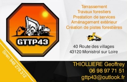 Logo de Gttp43, société de travaux en Abatage d'arbres