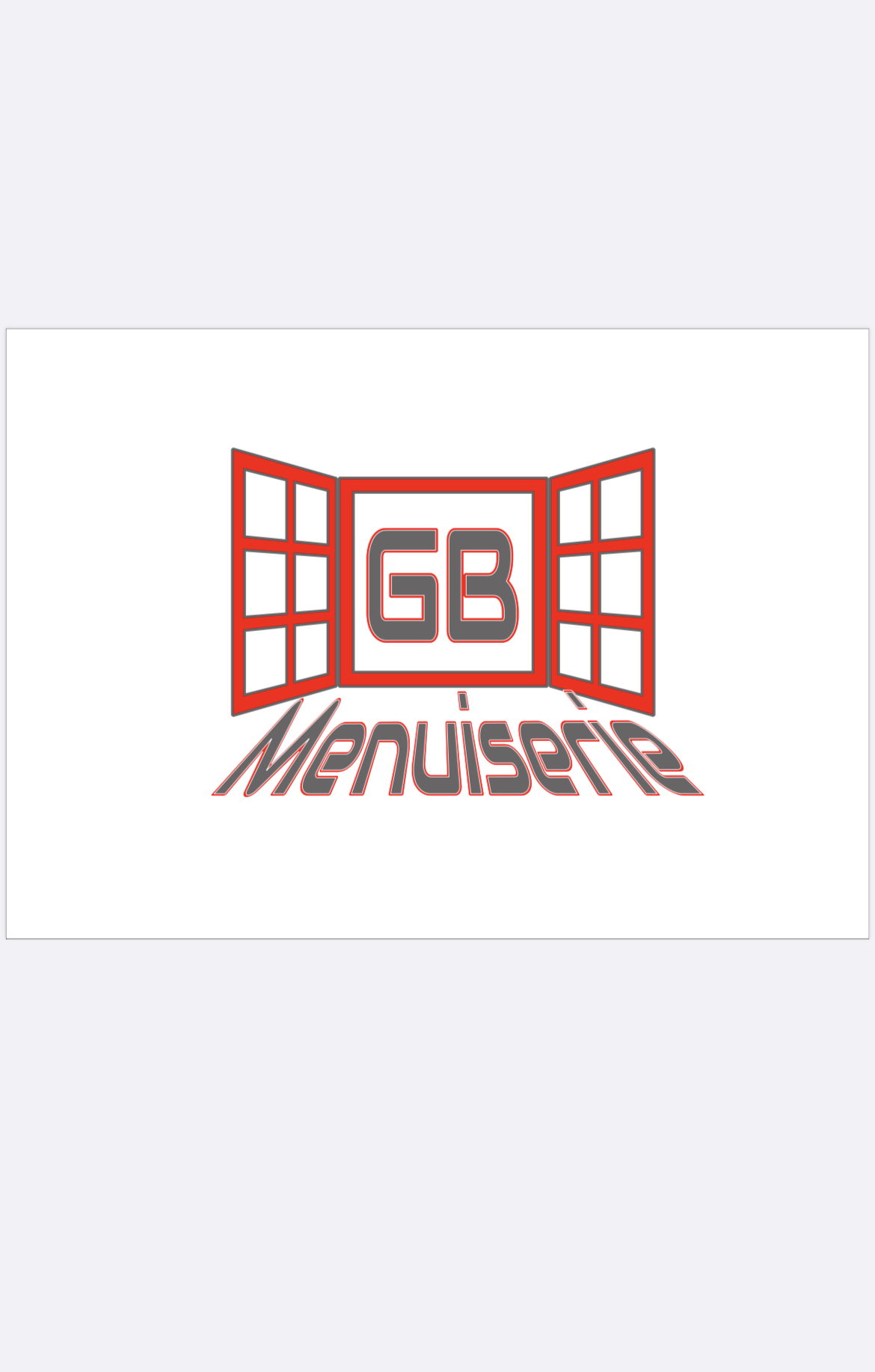 Logo de GB menuiserie, société de travaux en Fourniture et remplacement de porte ou fenêtre en PVC