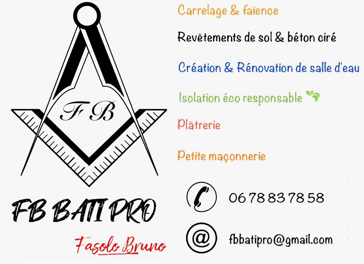 Logo de FB bati pro Fasolo Bruno, société de travaux en Dallage ou pavage de terrasses