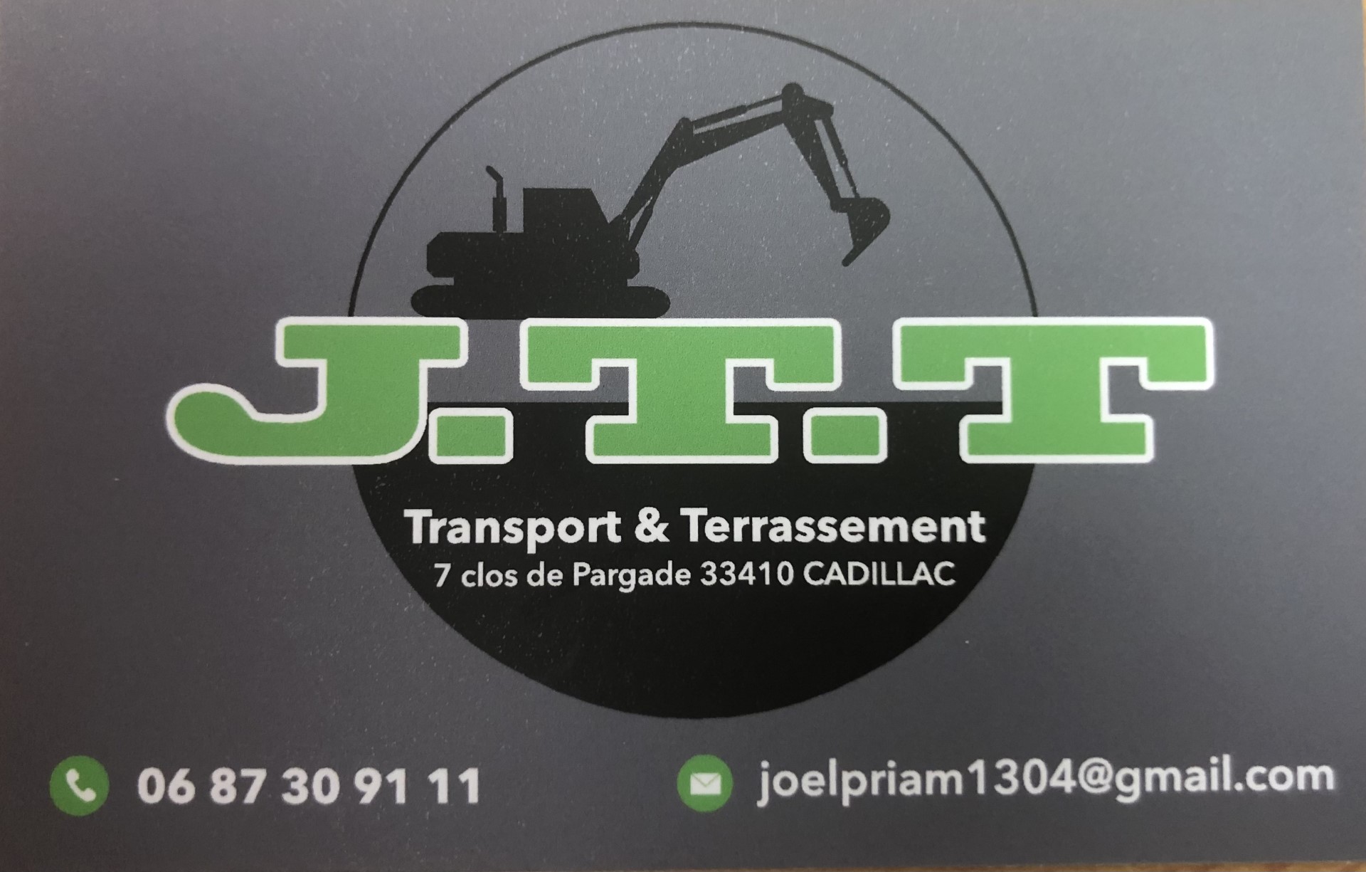Logo de PRIAM Joel, société de travaux en Démolition et transport de gravats
