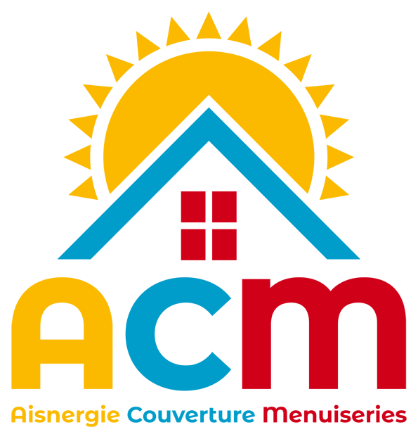 Logo de Aisnergie Couverture Et Menuiseries - Acm, société de travaux en Production électrique : photovoltaïque / éolien