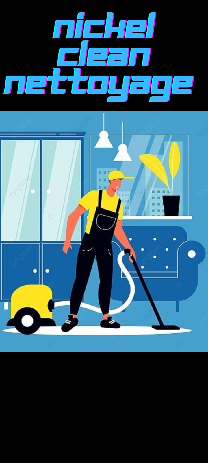 Logo de Nickel clean nettoyage, société de travaux en bâtiment