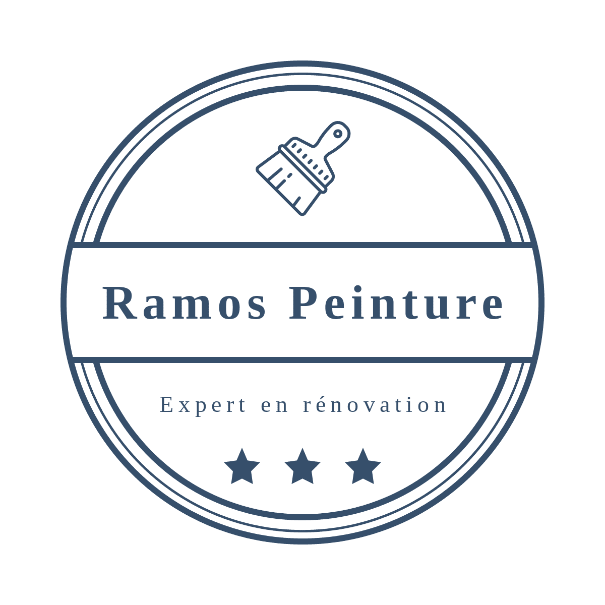 Logo de Ramos-favroult Robin, société de travaux en Peinture : mur, sol, plafond