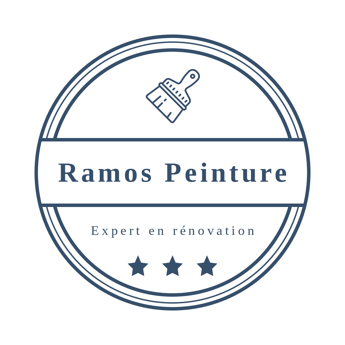 Logo de Ramos-favroult Robin, société de travaux en Construction, murs, cloisons, plafonds en plaques de plâtre