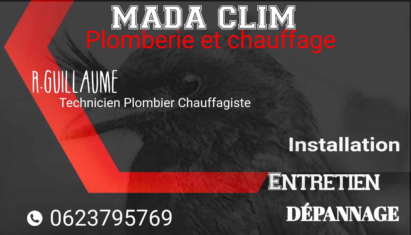 Logo de Mada Clim, société de travaux en Dépannage en plomberie : fuite, joints, petits travaux