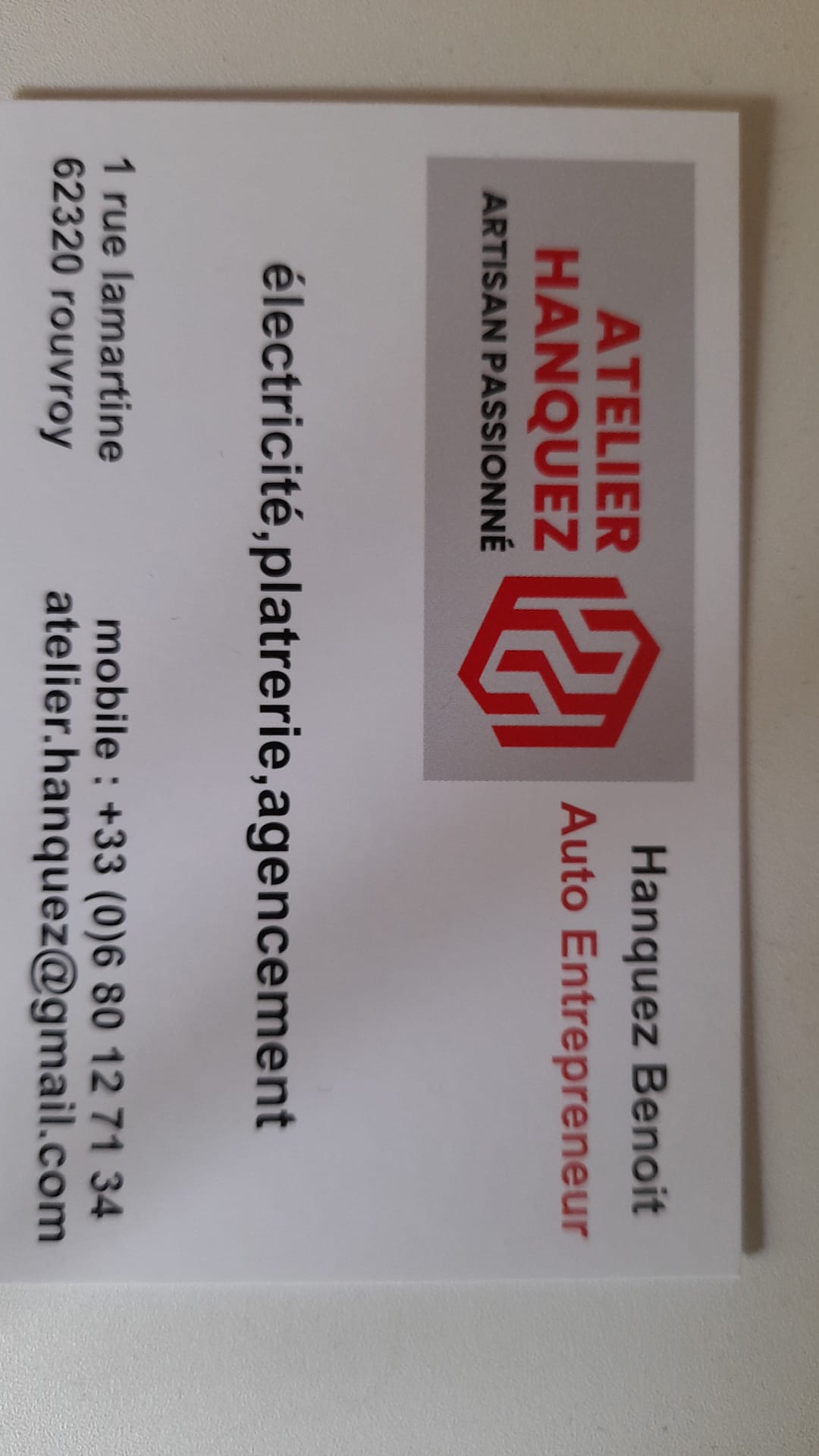 Logo de Atelier hanquez, société de travaux en Dépannage en plomberie : fuite, joints, petits travaux