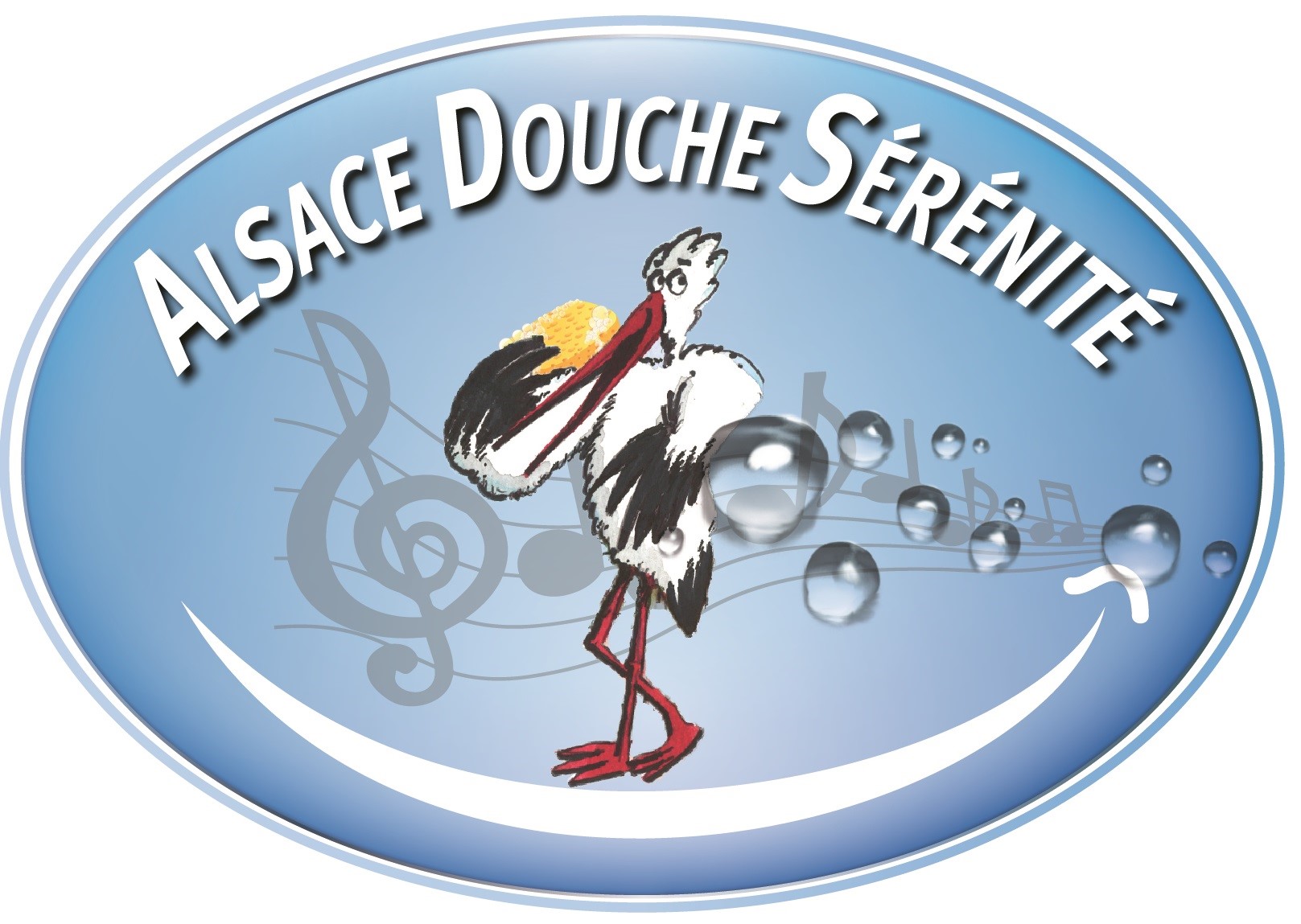 Logo de Alsace Douche Sérénité, société de travaux en Fourniture et installation de lavabos, baignoires, douches, WC...