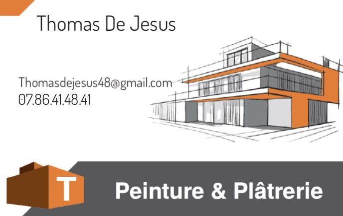 Logo de De Jesus Thomas, société de travaux en Peinture : mur, sol, plafond