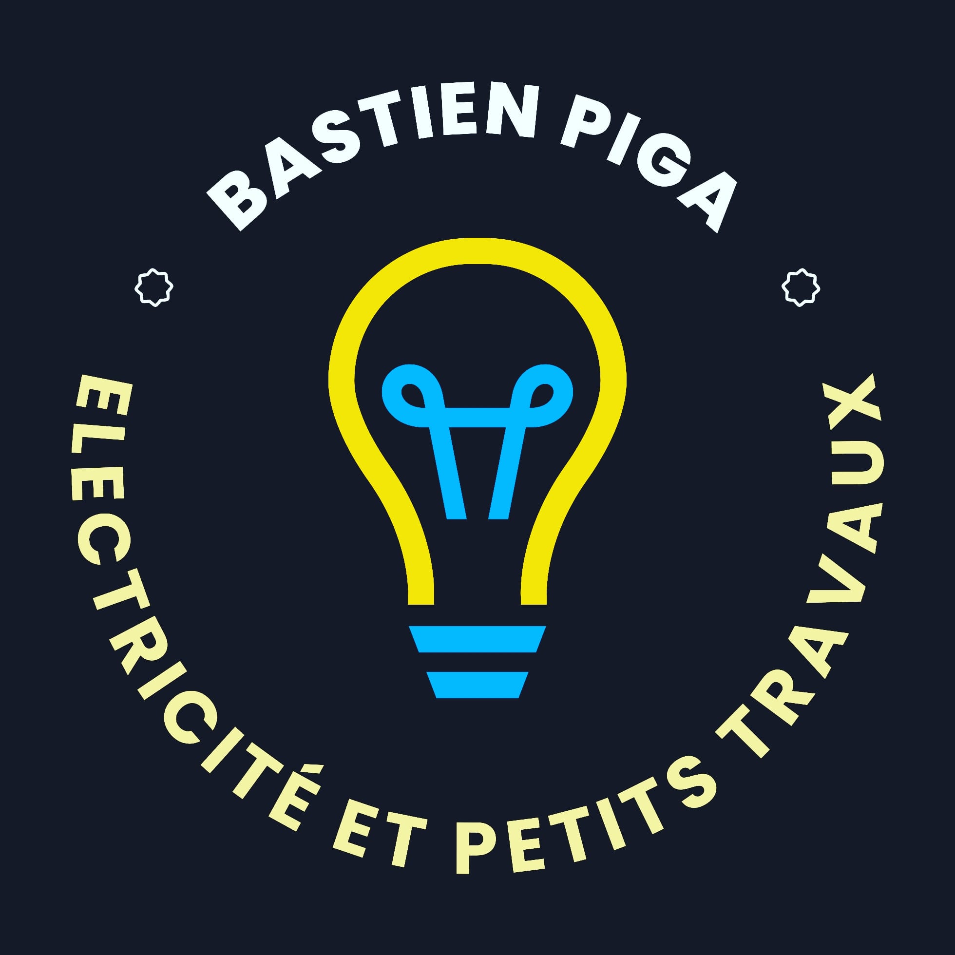 Logo de Piga Bastien, société de travaux en Petits travaux en électricité (rajout de prises, de luminaires ...)