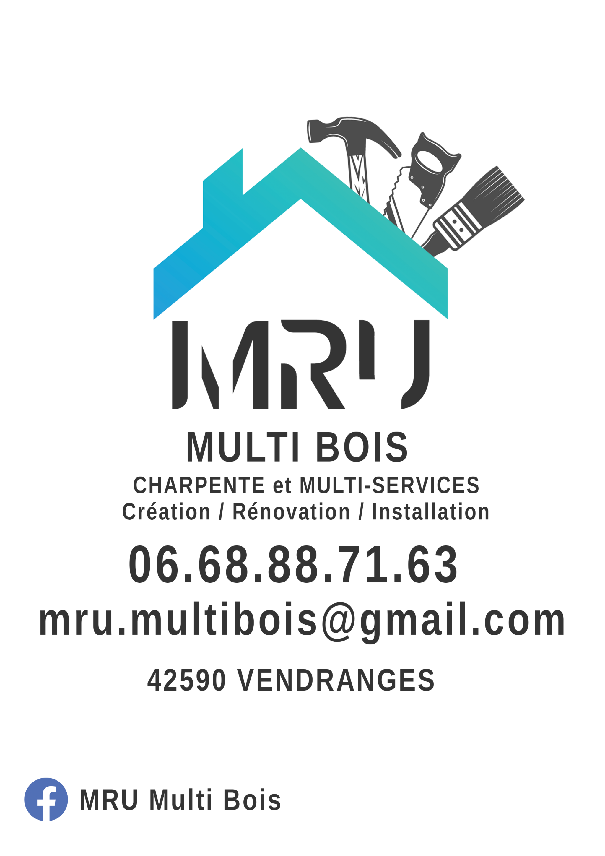 Logo de MRU MULTI BOIS, société de travaux en Fourniture et installation d'une ou plusieurs fenêtres