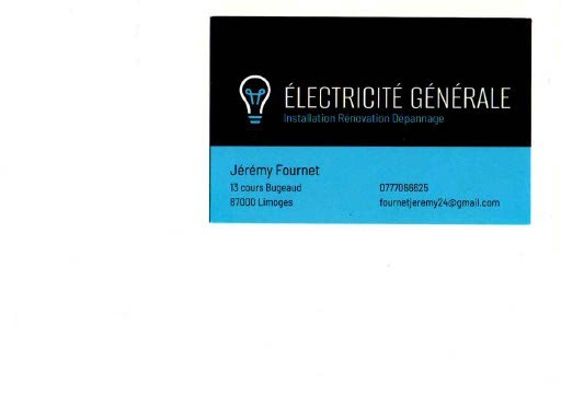 Logo de Fournet Jeremy, société de travaux en Installation électrique : rénovation complète ou partielle