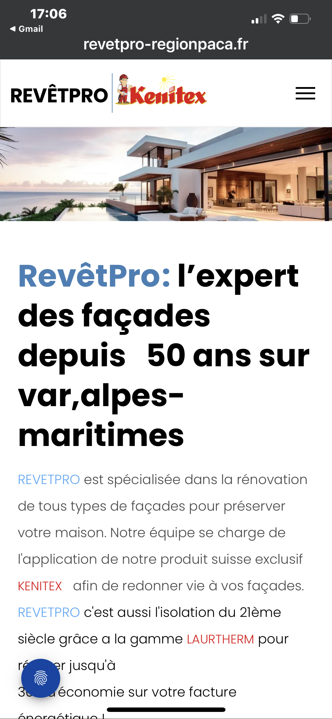 Logo de Revetpro, société de travaux en Ravalement de façades