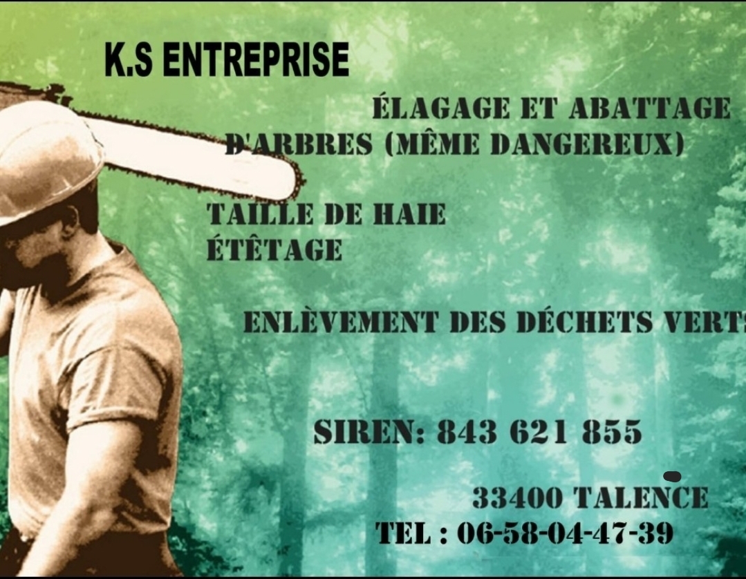 Logo de K.S ENTREPRISE, société de travaux en Rénovation des charpentes