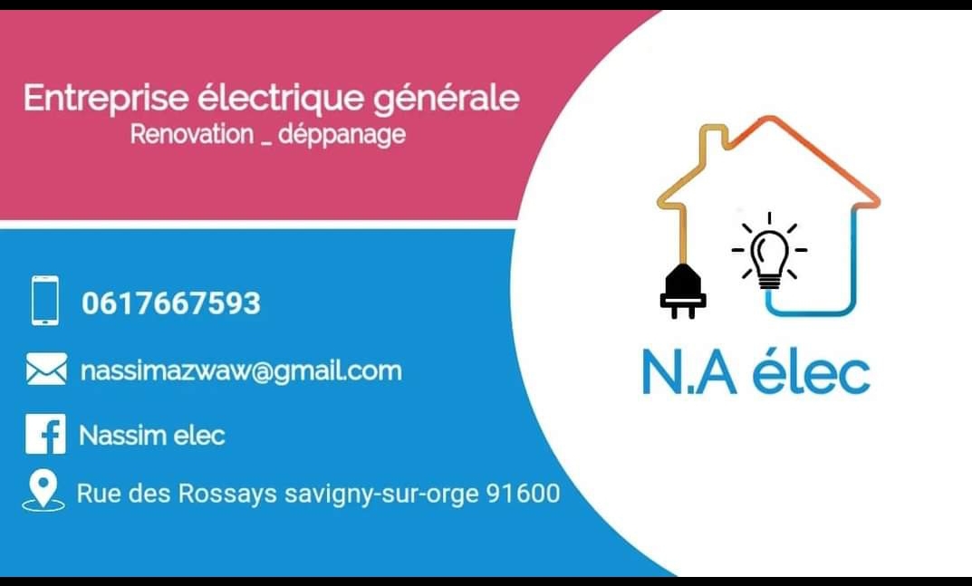 Logo de N.A élec, société de travaux en Installation électrique : rénovation complète ou partielle