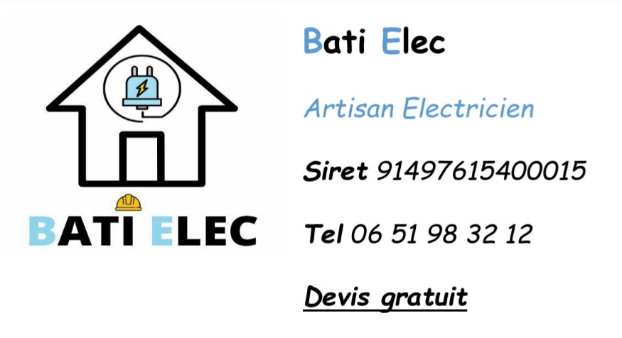 Logo de Bati Elec, société de travaux en Installation électrique : rénovation complète ou partielle