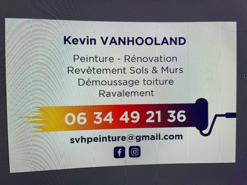 Logo de SVH Peinture, société de travaux en Nettoyage toitures et façades