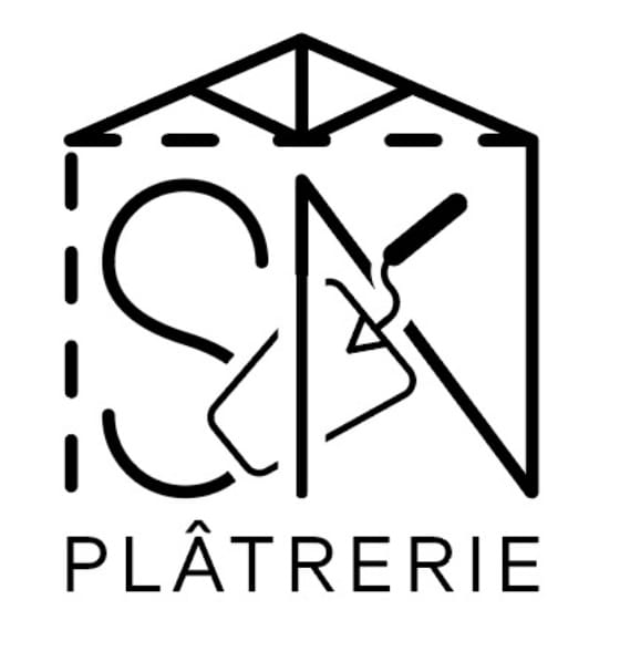 Logo de SN plâtrerie, société de travaux en Construction, murs, cloisons, plafonds en plaques de plâtre