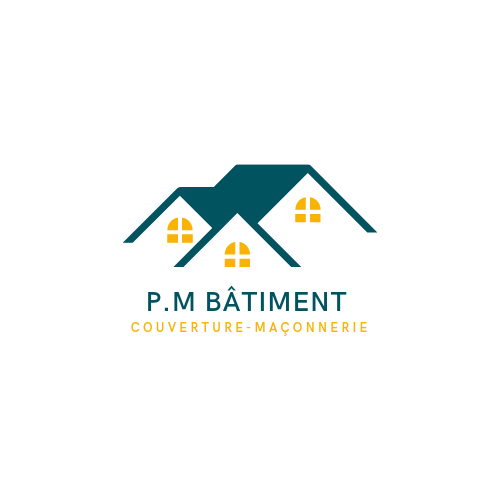 Logo de P.M bâtiment, société de travaux en Couverture (tuiles, ardoises, zinc)