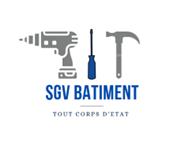 Logo de SGV BATIMENT, société de travaux en Construction, murs, cloisons, plafonds