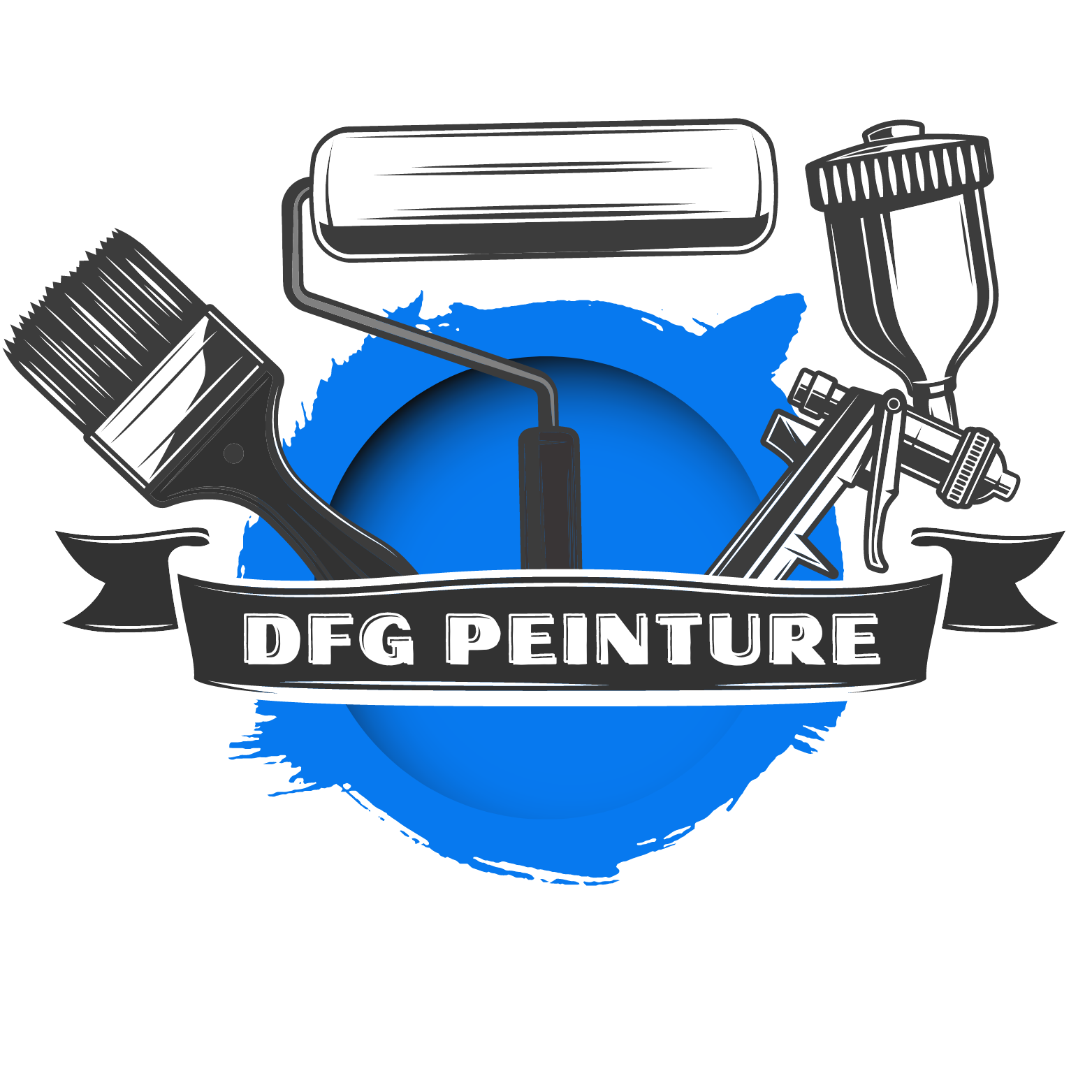 Logo de DFG PEINTURE, société de travaux en Peinture : mur, sol, plafond